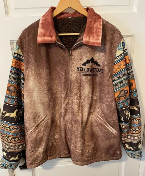 Yellowstone Vintage Western Printed Warm Jacket