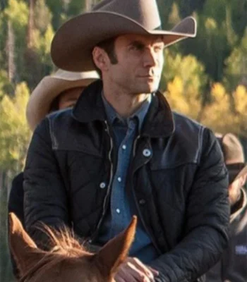 Yellowstone Wes Bentley Jamie Dutton Ranch Wear Brown Jacket