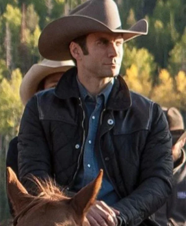 Yellowstone Wes Bentley Jamie Dutton Ranch Wear Brown Jacket