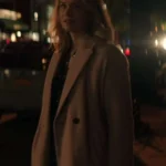 You Guinevere Beck Pale Pink Long Trench Coat