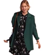 You Guinevere Beck Open Front Wool Coat