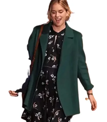 You Guinevere Beck Open Front Wool Coat