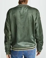 You S02 Love Quinn Green Bomber Jump Jacket