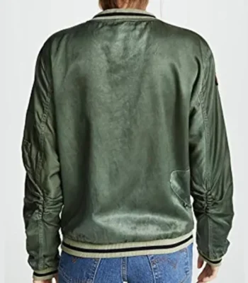 You S02 Love Quinn Green Bomber Jump Jacket