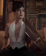You S04 Niccy Lin White Vest