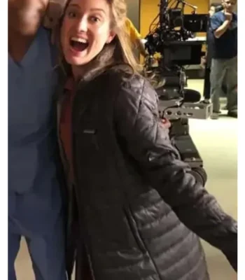 Young Sheldon Mary Cooper Puffer Trench Jacket