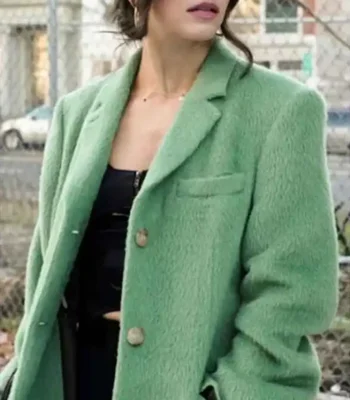 Younger Season 07 Liza Miller Long Green Coat