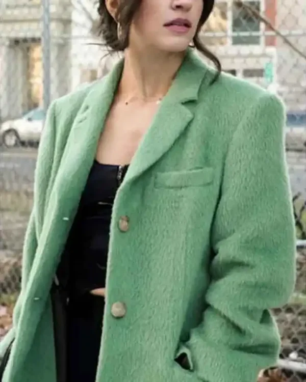 Younger Season 07 Liza Miller Long Green Coat