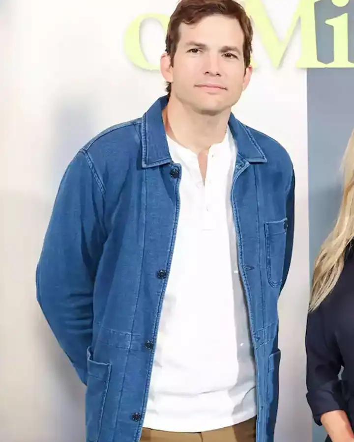 Your Place or Mine 2023 Ashton Kutcher Denim Jacket Your Place or Mine 2023 Ashton Kutcher Denim Jacket