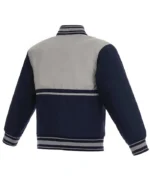 Youth Memphis Grizzlies Poly Twill Gray/Navy Jacket