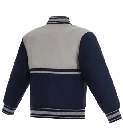 Youth Memphis Grizzlies Poly Twill Gray/Navy Jacket