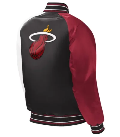 Youth Miami Heat Black Satin Jacket