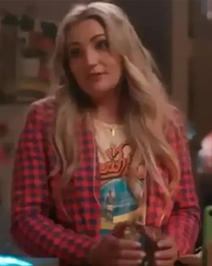 Zoey 102 plaid blazer red and black Zoey 102 plaid blazer red and black