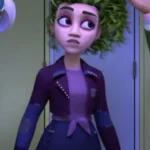 Zoey ZOMBIES 2024 Crop Purple Jacket