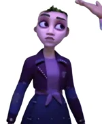 Zoey ZOMBIES 2024 Crop Purple Jacket