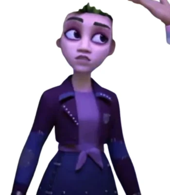 Zoey ZOMBIES 2024 Crop Purple Jacket