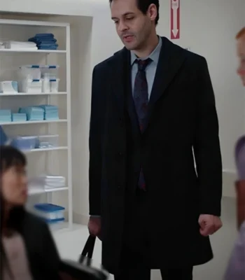 Zoey’s Extraordinary Playlist Andrew Leeds Black Wool Coat