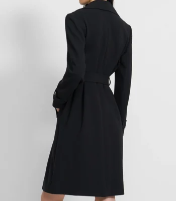 Zoey’s Extraordinary Playlist Joan Notch Collar Wool Coat