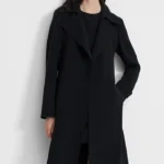Zoey’s Extraordinary Playlist Joan Notch Collar Wool Coat