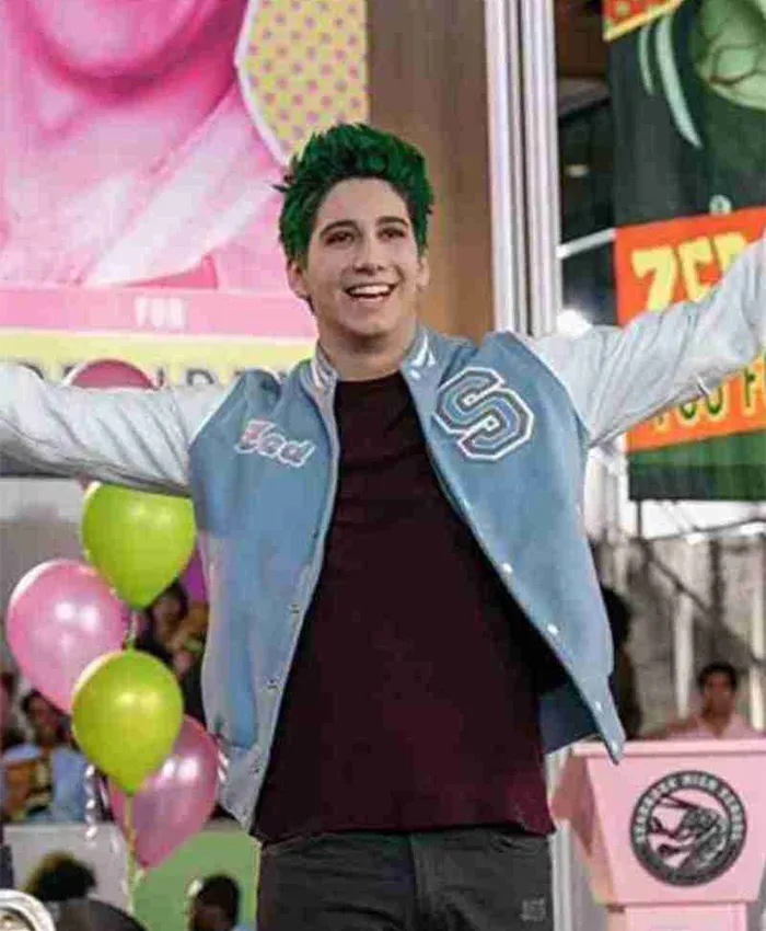 Zombies 2 Bomber Milo Manheim Letterman Jacket Zombies 2 Bomber Milo Manheim Letterman Jacket