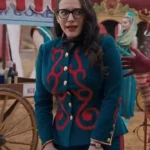 WandaVision Kat Dennings Em­broi­dered Blue Cotton Jacket