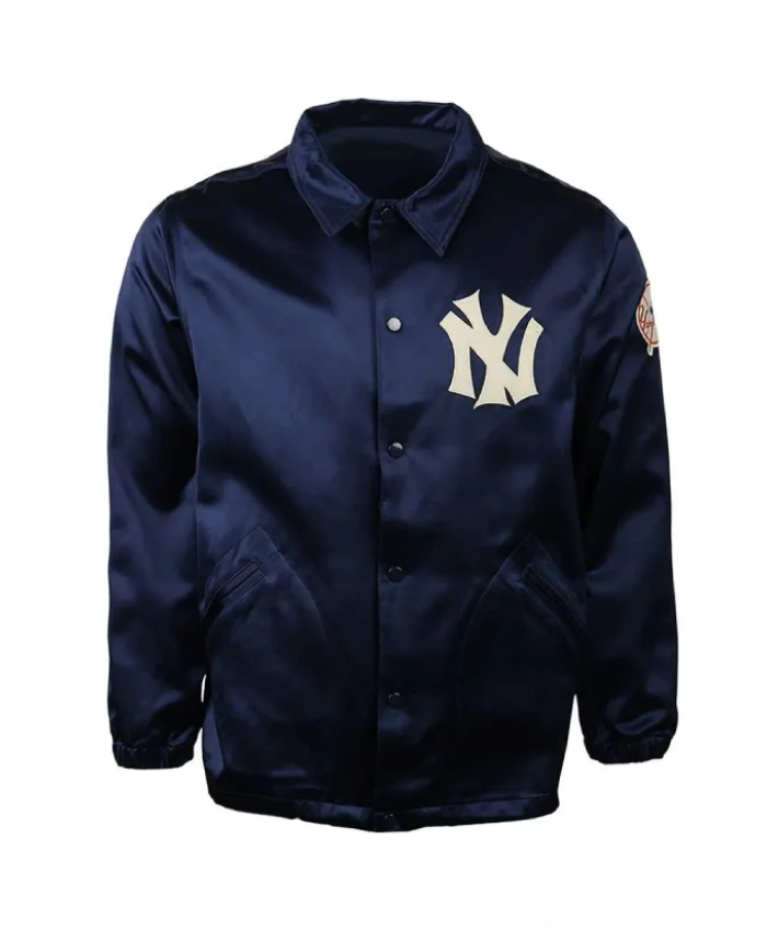 1946 NY Yankees Navy Satin Windbreaker 1946 NY Yankees Navy Satin Windbreaker
