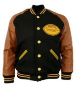 1955 Pittsburgh Steelers Varsity Brown and Black Jacket