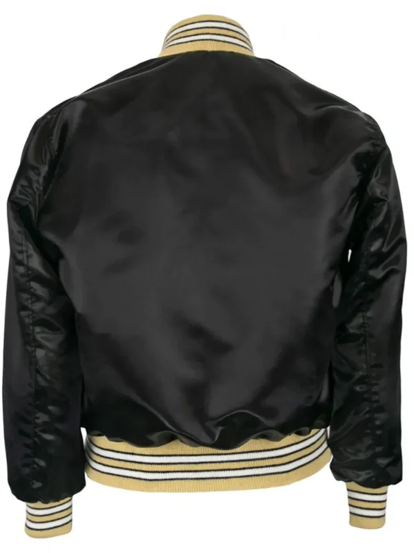 1968 New Orleans Saints Satin Black Jacket