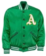 1968 Oakland Athletics Green Satin Jacket