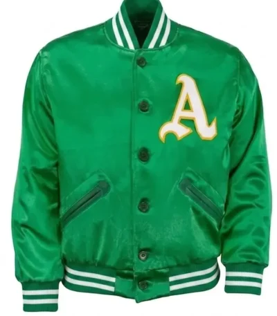 1968 Oakland Athletics Green Satin Jacket
