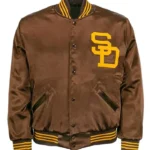 1969 San Diego Padres Brown Varsity Jacket