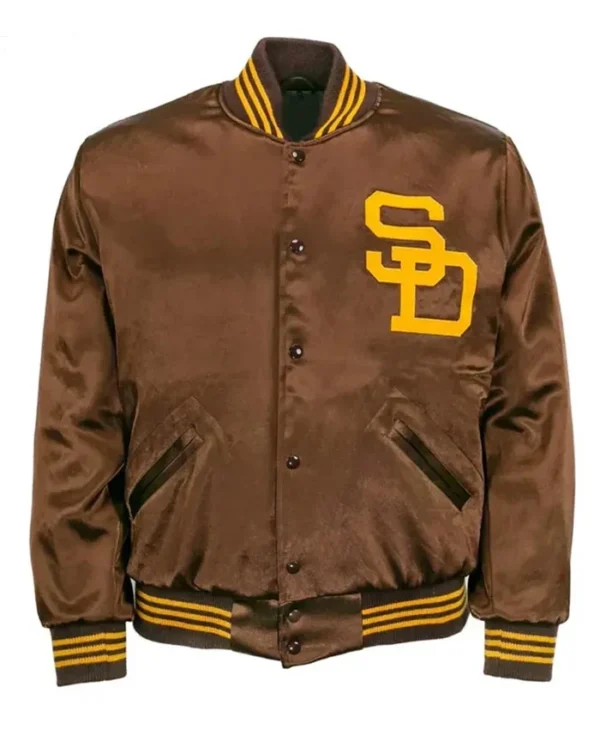 1969 San Diego Padres Brown Varsity Jacket