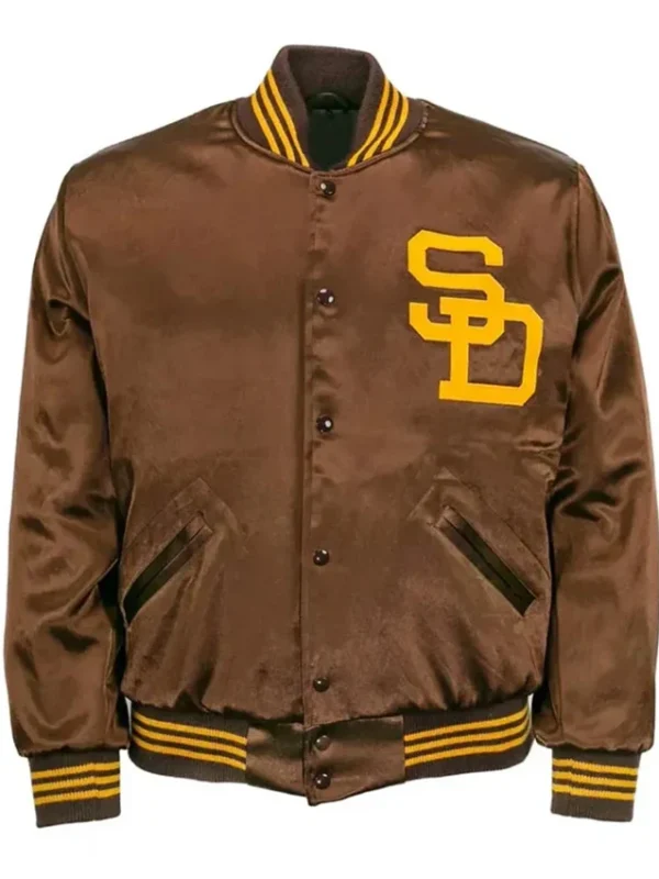 1969 San Diego Padres Brown Varsity Jacket