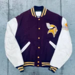 1980s Minnesota Vikings NFC Champs Patch Varsity Jacket