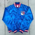 1980s NY Rangers Royal Bomber Jacket