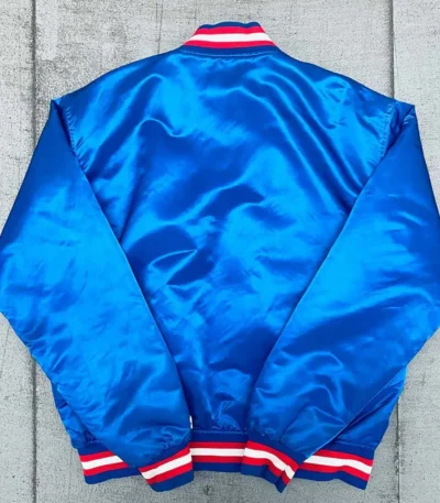 1980s NY Rangers Royal Bomber Jacket