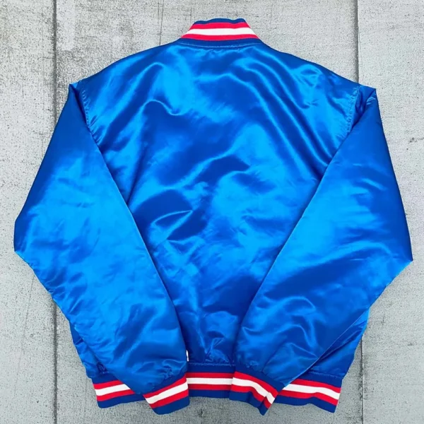 1980s NY Rangers Royal Bomber Jacket