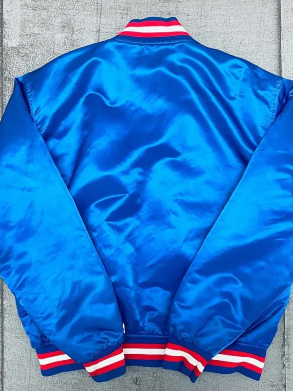 1980s NY Rangers Royal Bomber Jacket