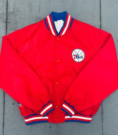 1980’s Philadelphia 76ers Red Bomber Jacket