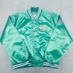 1980’s Philadelphia Eagles Green Satin Bomber Jacket