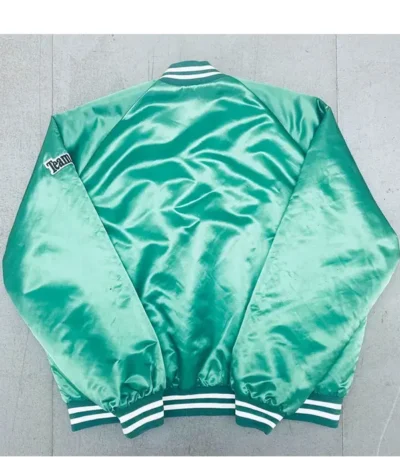 1980’s Philadelphia Eagles Green Satin Bomber Jacket