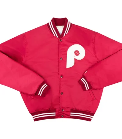 1980s Philadelphia Phillies Varsity Satin Jacket