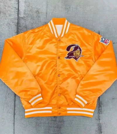1980s Tampa Bay Buccaneers Creamsicle Bomber Jacket