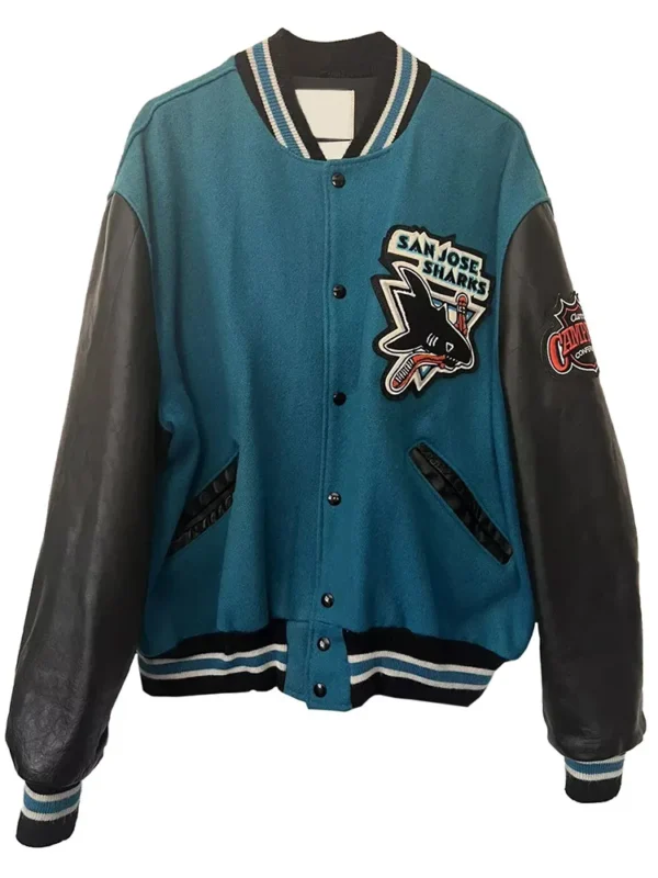 1990s Jose Sharks Varsity Jacket