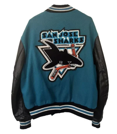 1990s Jose Sharks Varsity Jacket