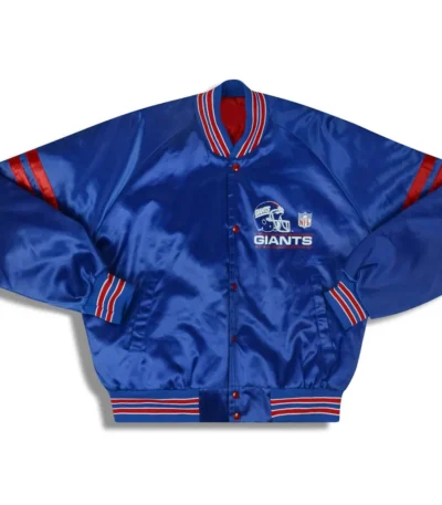 1990s New York Giants Varsity Satin Jacket
