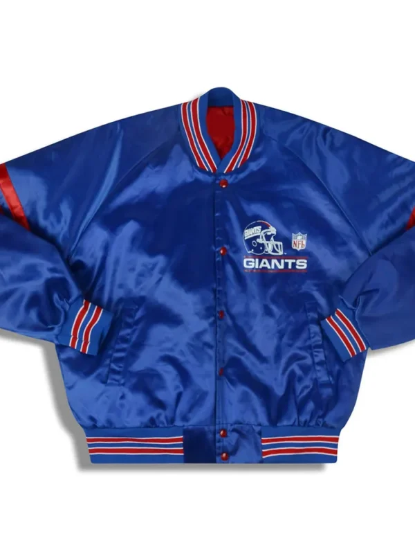 1990s New York Giants Varsity Satin Jacket