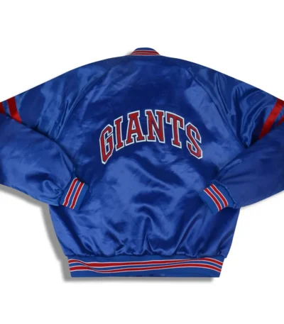 1990s New York Giants Varsity Satin Jacket