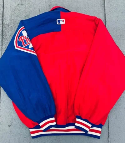 1990s Philadelphia Phillies Coachs Dugout Bomber Jacket