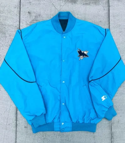 1990s San Jose Sharks Bomber Jacket